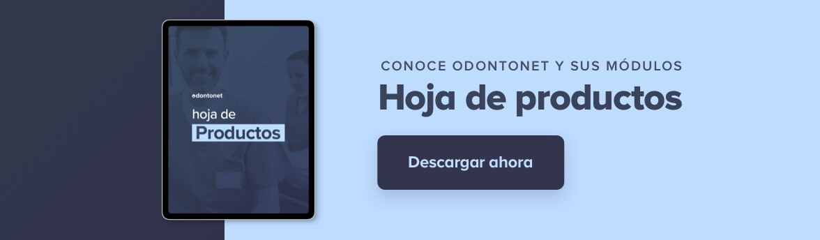 Hojas de producto de Odontonet